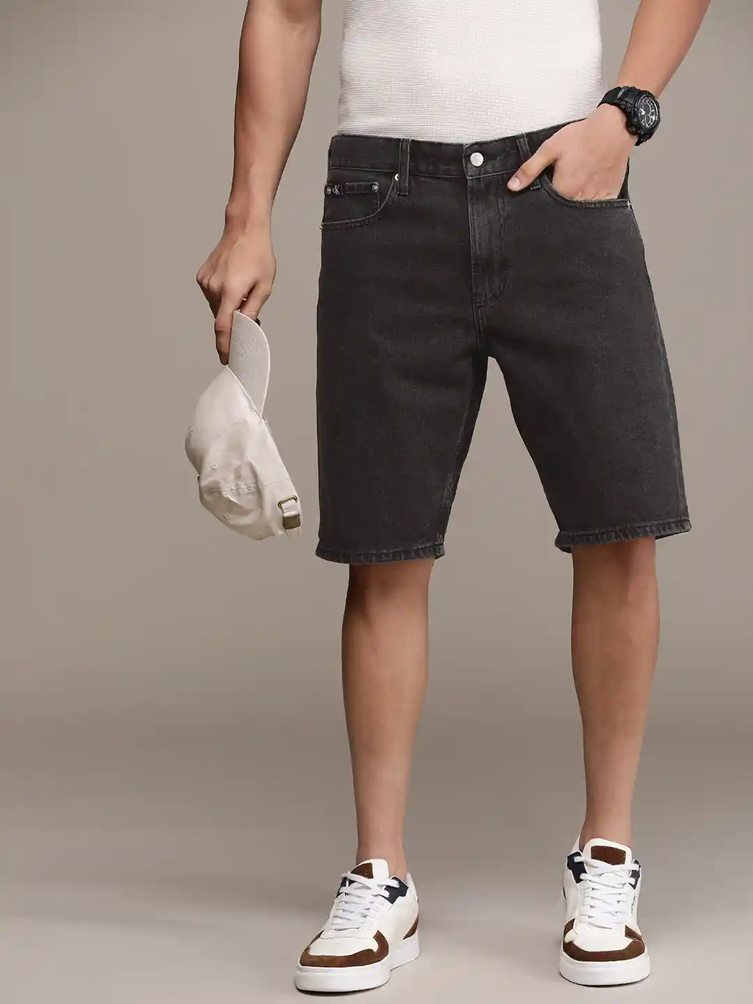 Calvin Klein Jeans Shorts Men Relaxed Denim Shorts Calvin Klein