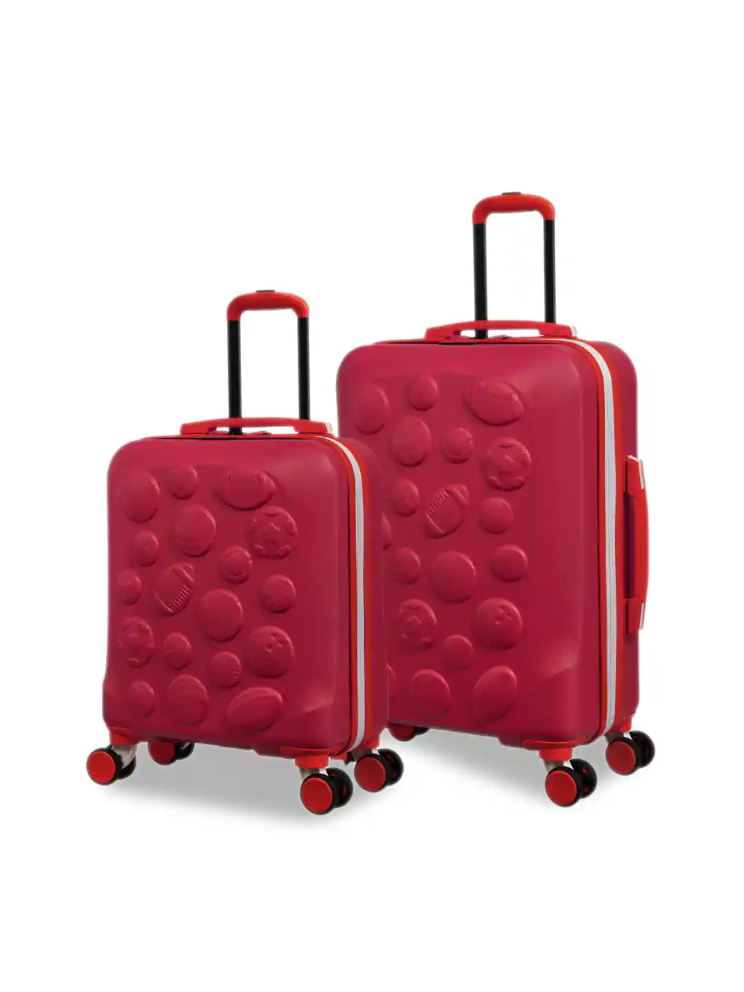 Buy IT luggage Half Time Kids Set Of Textured Hard-Sided Trolley