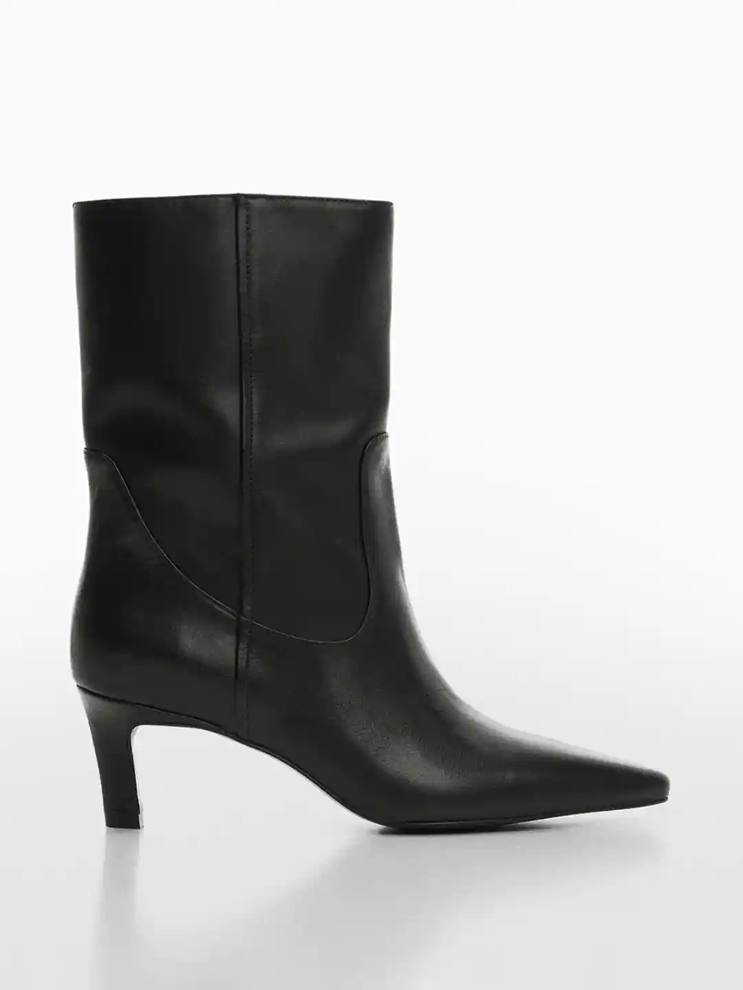 Buy MANGO Women Leather Mid-top Chelsea Boots Boots for Women