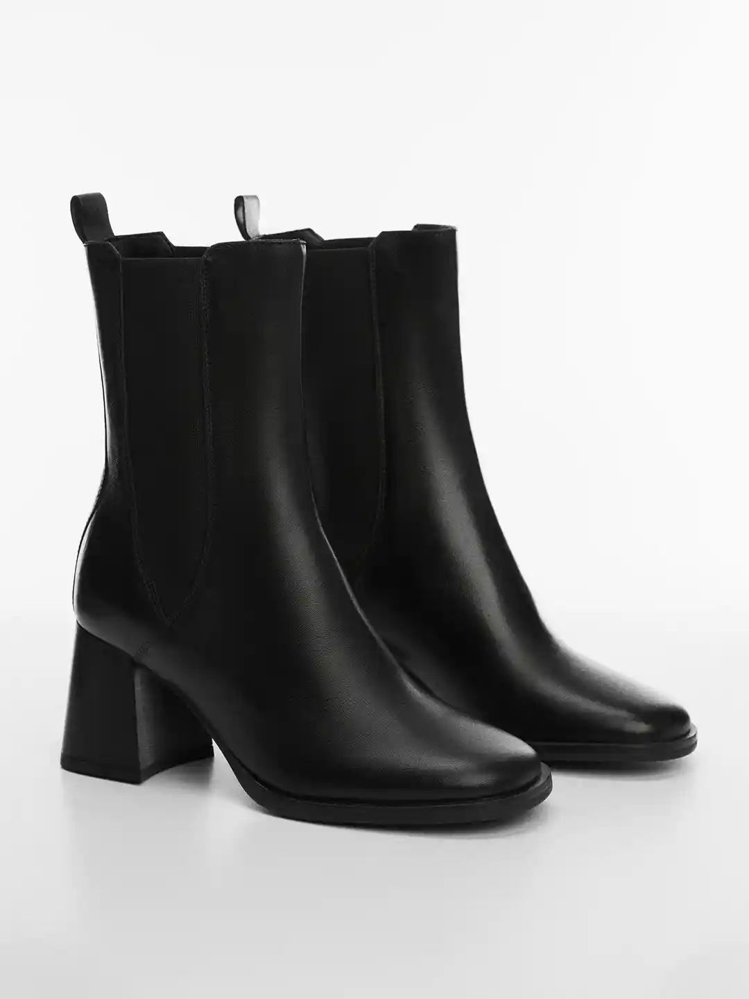 Buy MANGO Women Mid-Top Block Heel Chelsea Boots Boots for Women