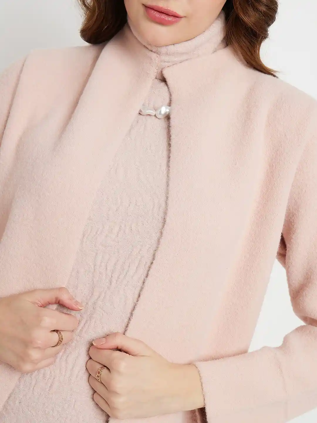 Buy Madame High Neck Sweater Dress with Coat Dresses for Women