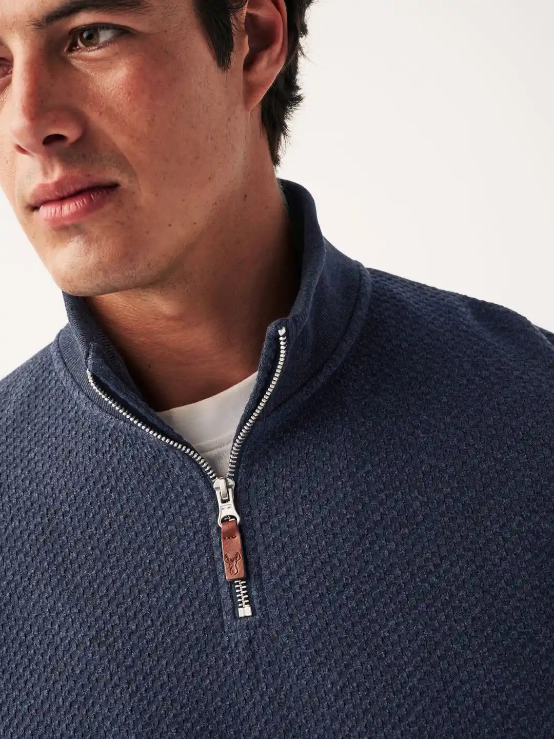 【A- 】NKNIT pattern pullover sweat A- 】NKNIT pattern pullover sweat Knitted Self Design Pullover