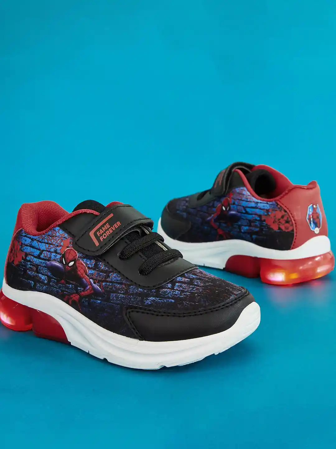 Buy Fame Forever by Lifestyle Boys Spiderman Printed Sneakers