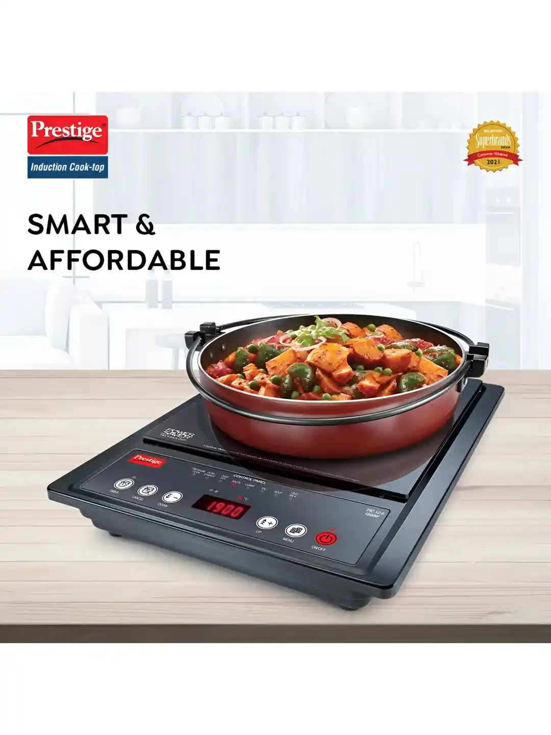 Buy Prestige Black PIC Induction Cooktop 1900W With Push
