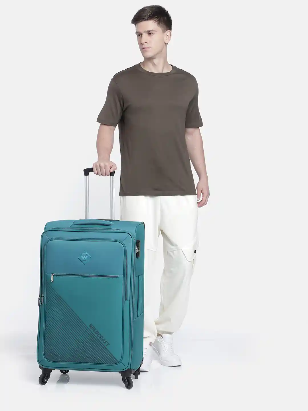 Buy Wildcraft Zordan Plus Soft Large Trolley Suitcase - Trolley