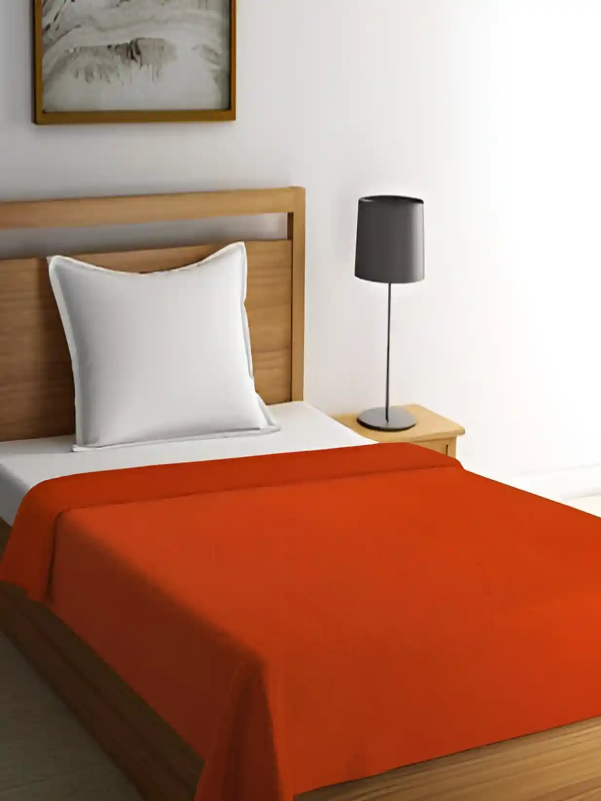 Buy Supreme Home Collective Orange Solid Fleece Mild Winter 200