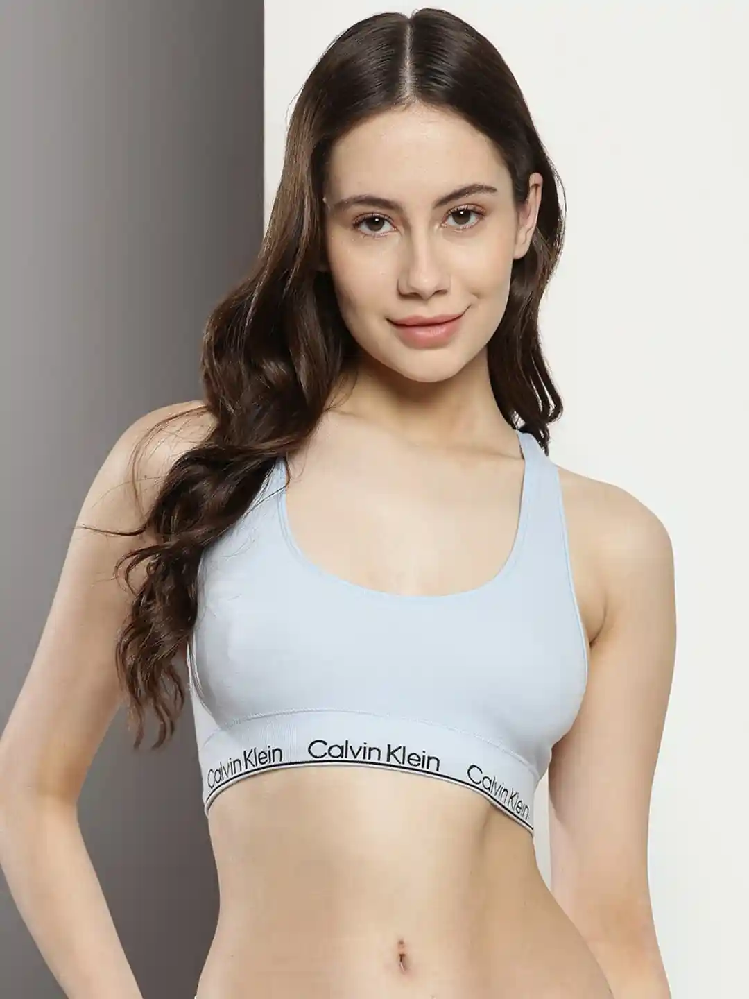Buy Calvin Klein Underwear Medium Coverage Cotton Workout Bra With