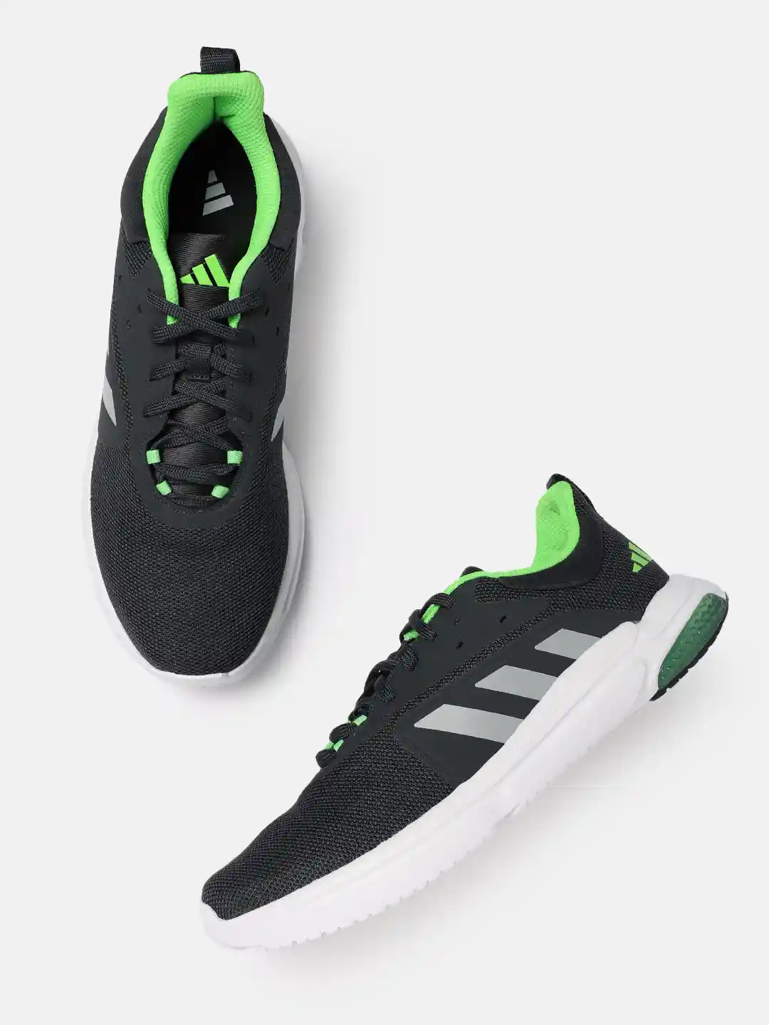 Myntra Adidas Neo Cloudfoam Speed Black ADIDAS Men Black Lite