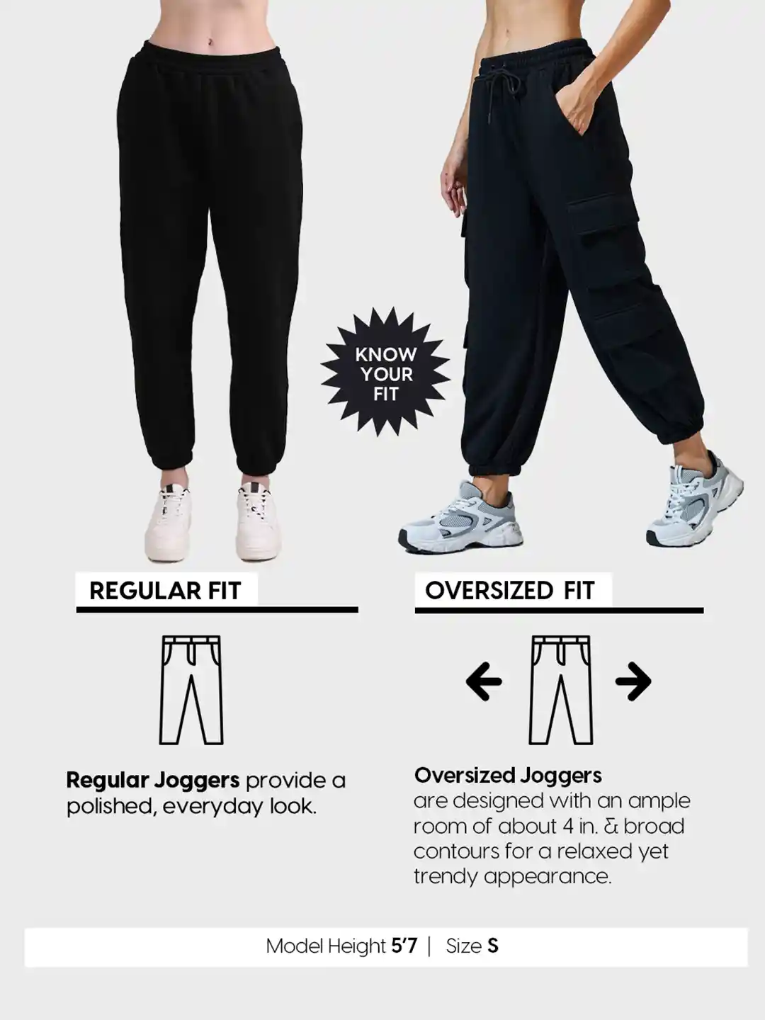 Buy Bewakoof Air Women Oversized Joggers Track Pants for