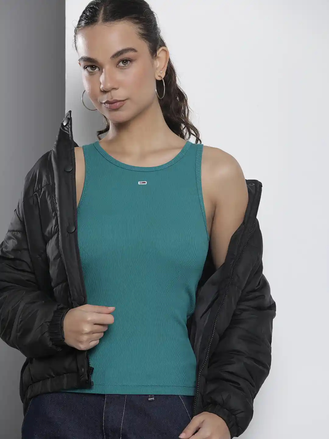 Buy Tommy Hilfiger Ribbed Tank Top Tops for Women 26524170 Myntra