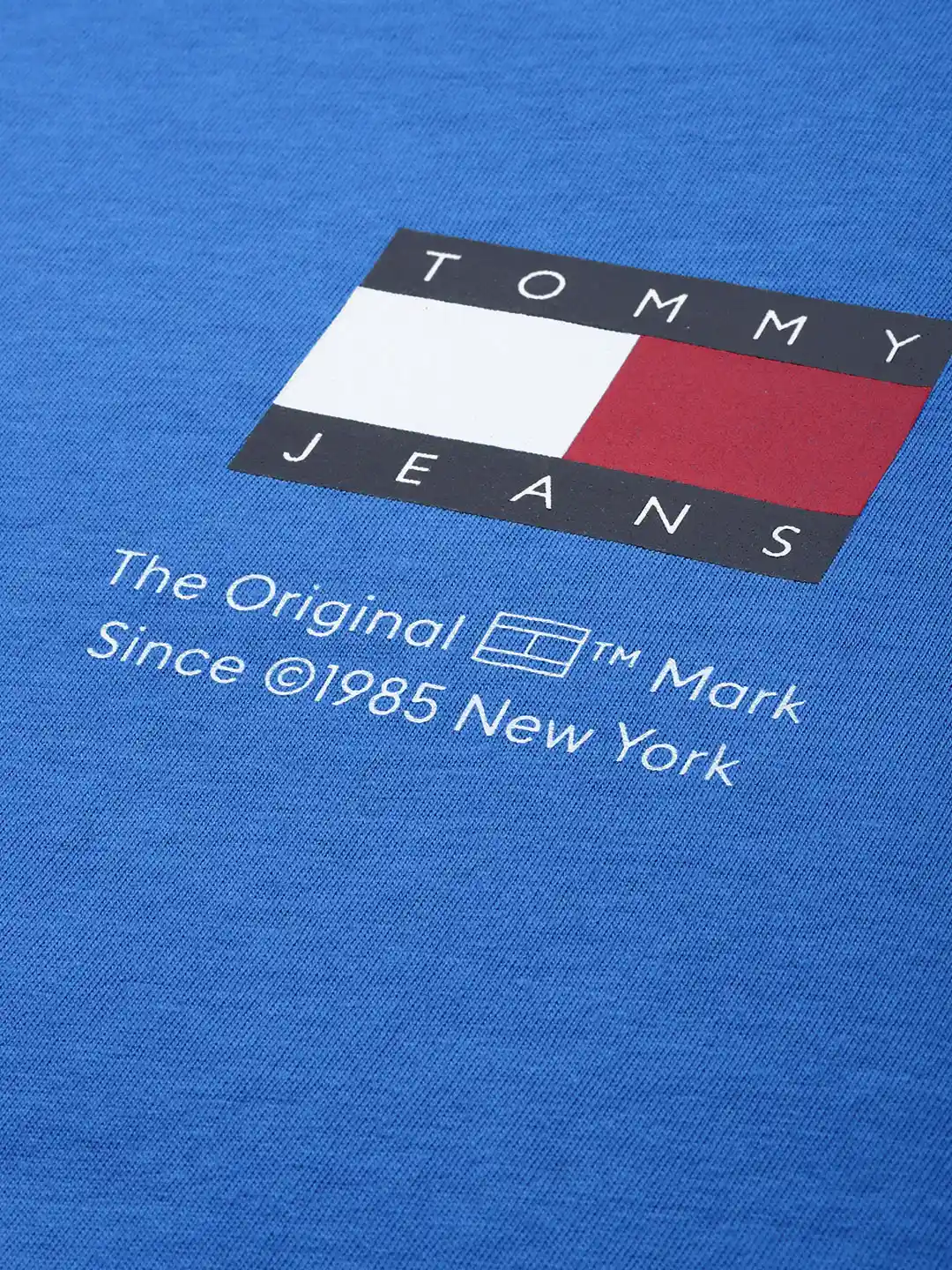 Buy Tommy Hilfiger Brand Logo Printed Pure Cotton Slim Fit T-shirt