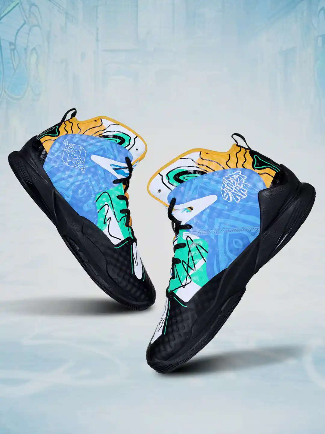 Nike Shoes Kyrie Irving Graffiti Shoes Buy NIVIA Men Street Art