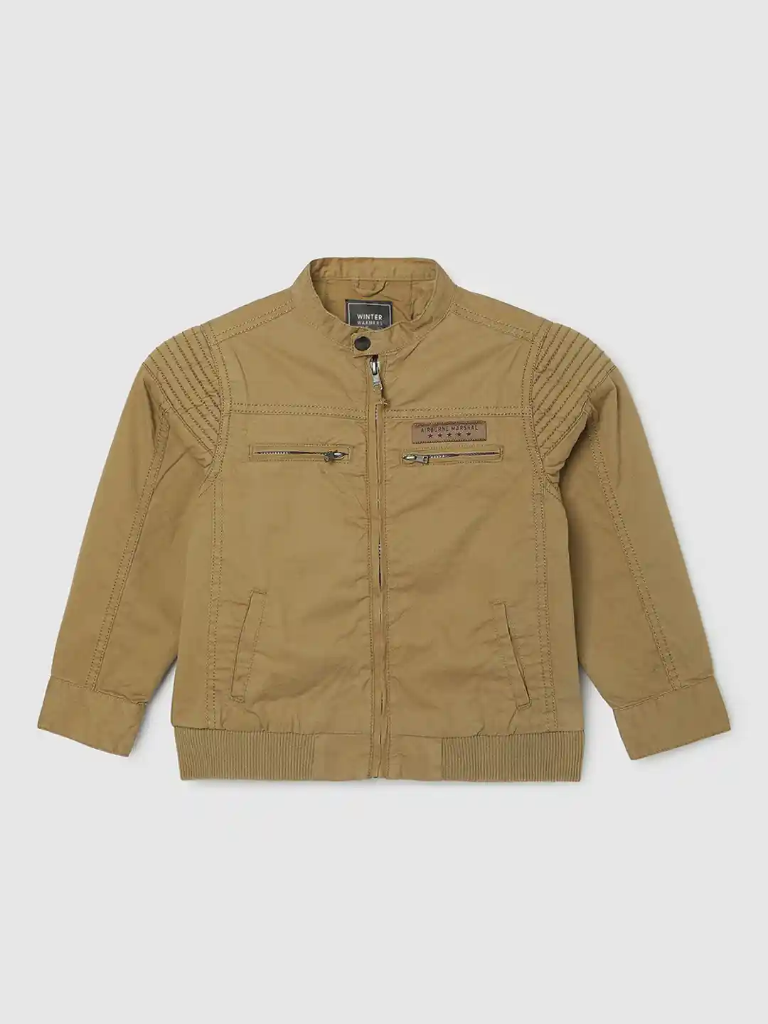 Buy max Boys Band Collar Cotton Bomber Jacket Jackets for Boys