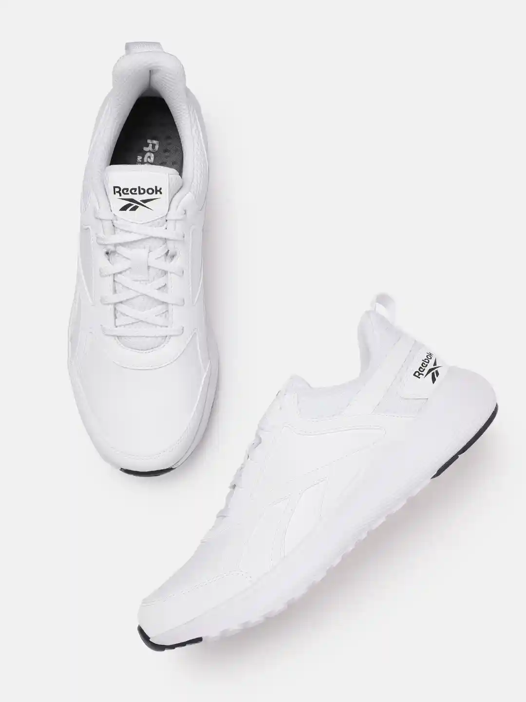 Reebok White Leather Tennis Shoes For Nursing School Court Off