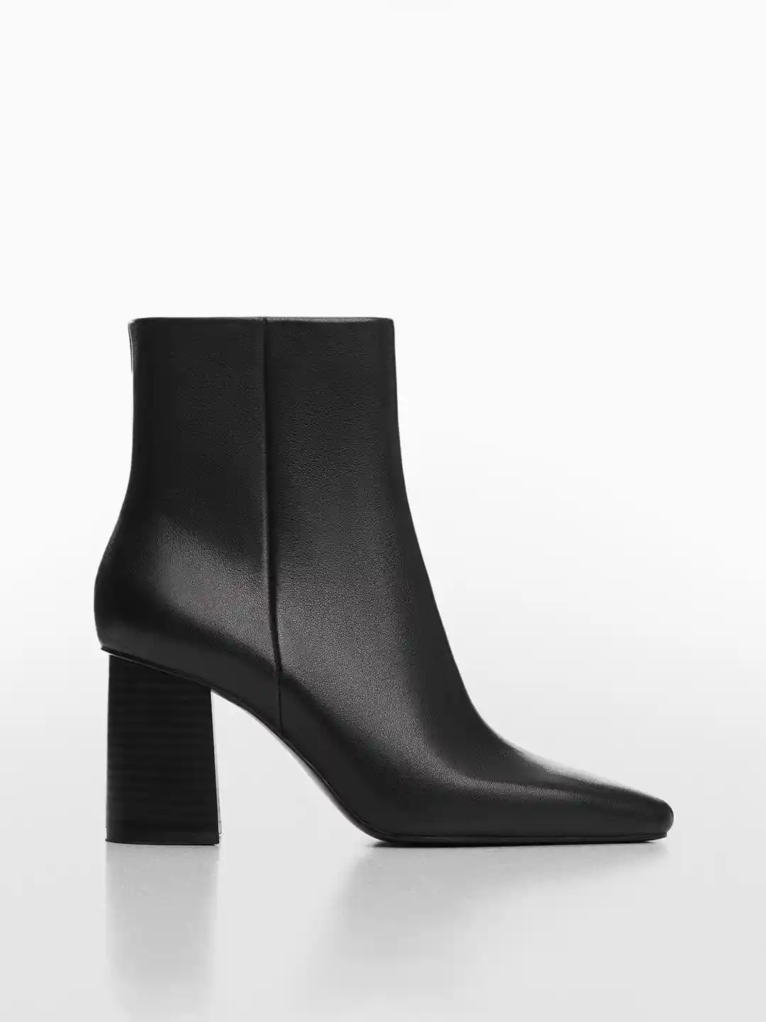 Block Heels Heels In Ajio Ajio Black Chunky Heel Ankle Boots Buy