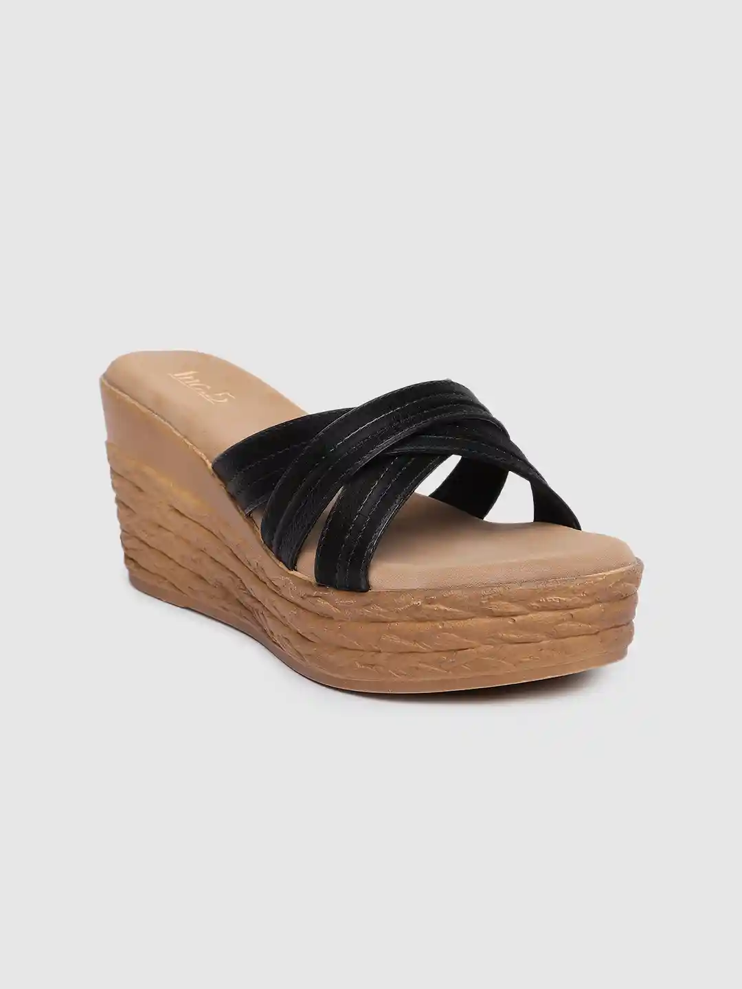 Buy Inc Solid Criss Cross Straps Wedges Heels for Women
