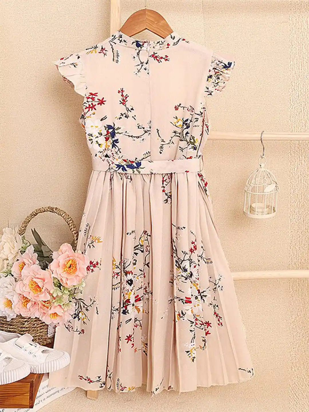 Buy StyleCast Pink Girls Floral Printed Maxi Dress Dresses for
