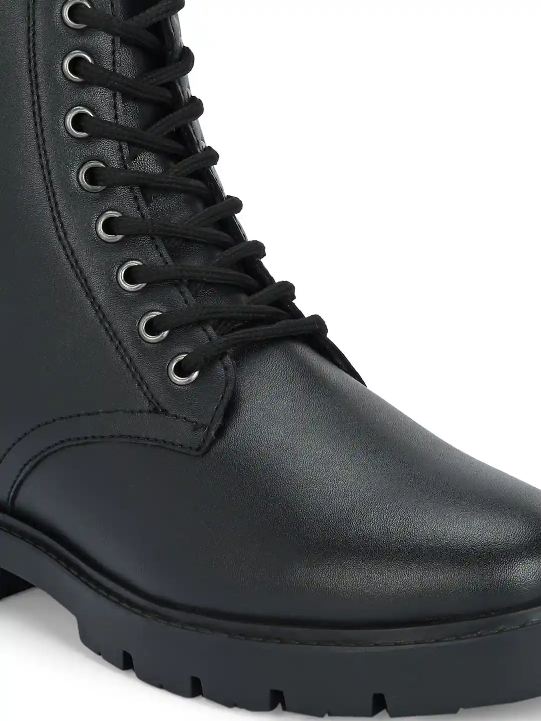 El Paso Black Lace Up Ankle Boots For Women Buy El Paso Women High