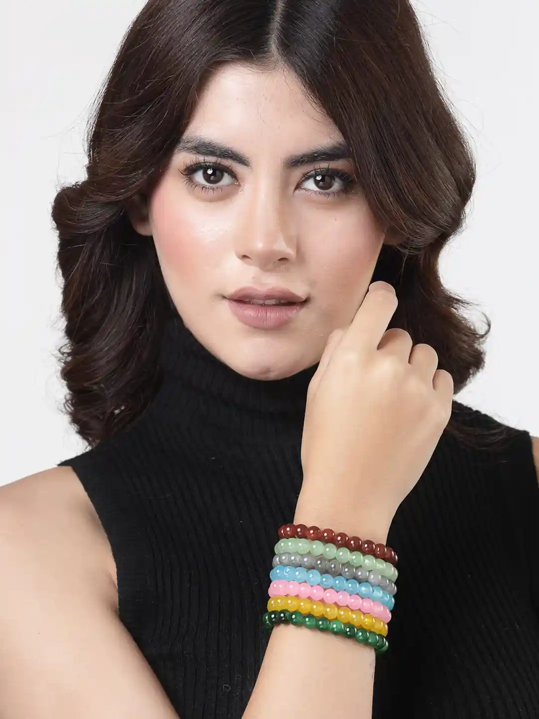 Buy NVR Unisex Set Of Artificial Beads Bracelet Bracelet for