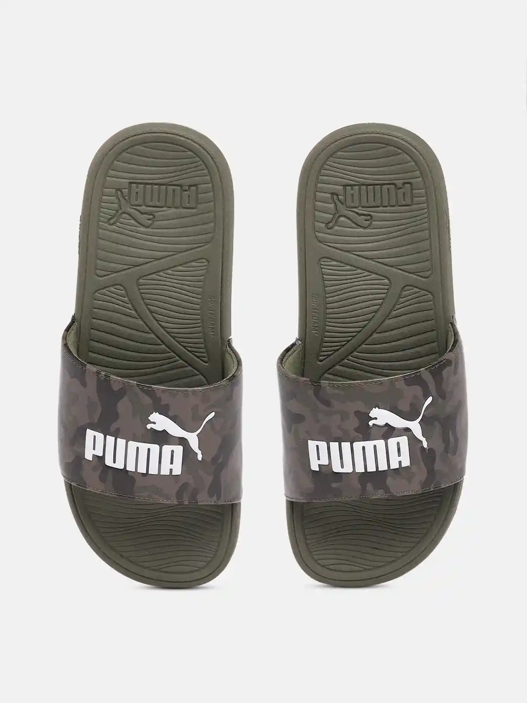 Buy Puma Unisex Cool Cat 2.0 Camo Printed Sliders - Flip Flops for Unisex  26662242 | Myntra