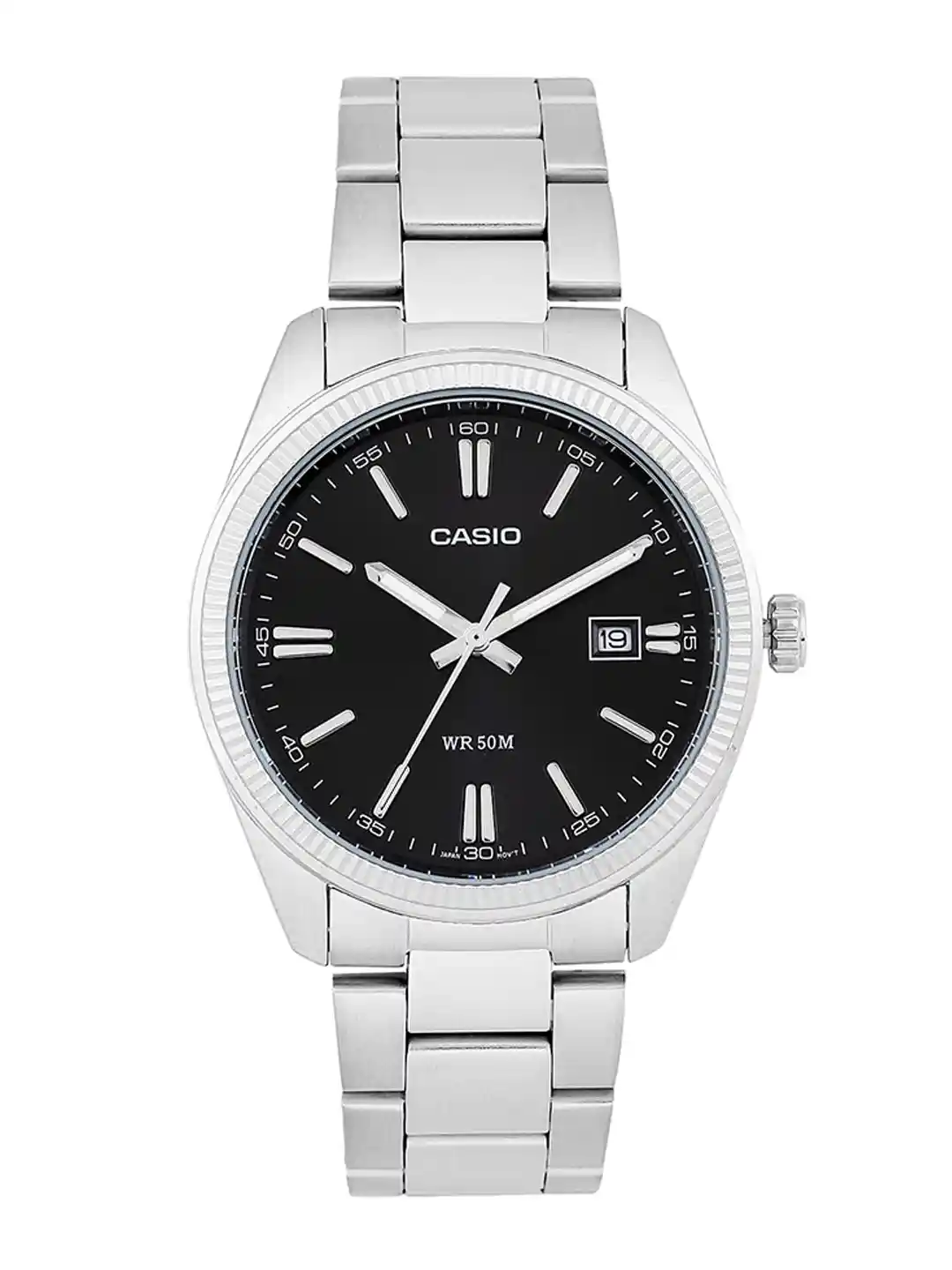 Buy CASIO Men Textured Dial Bracelet Style Straps Analogue