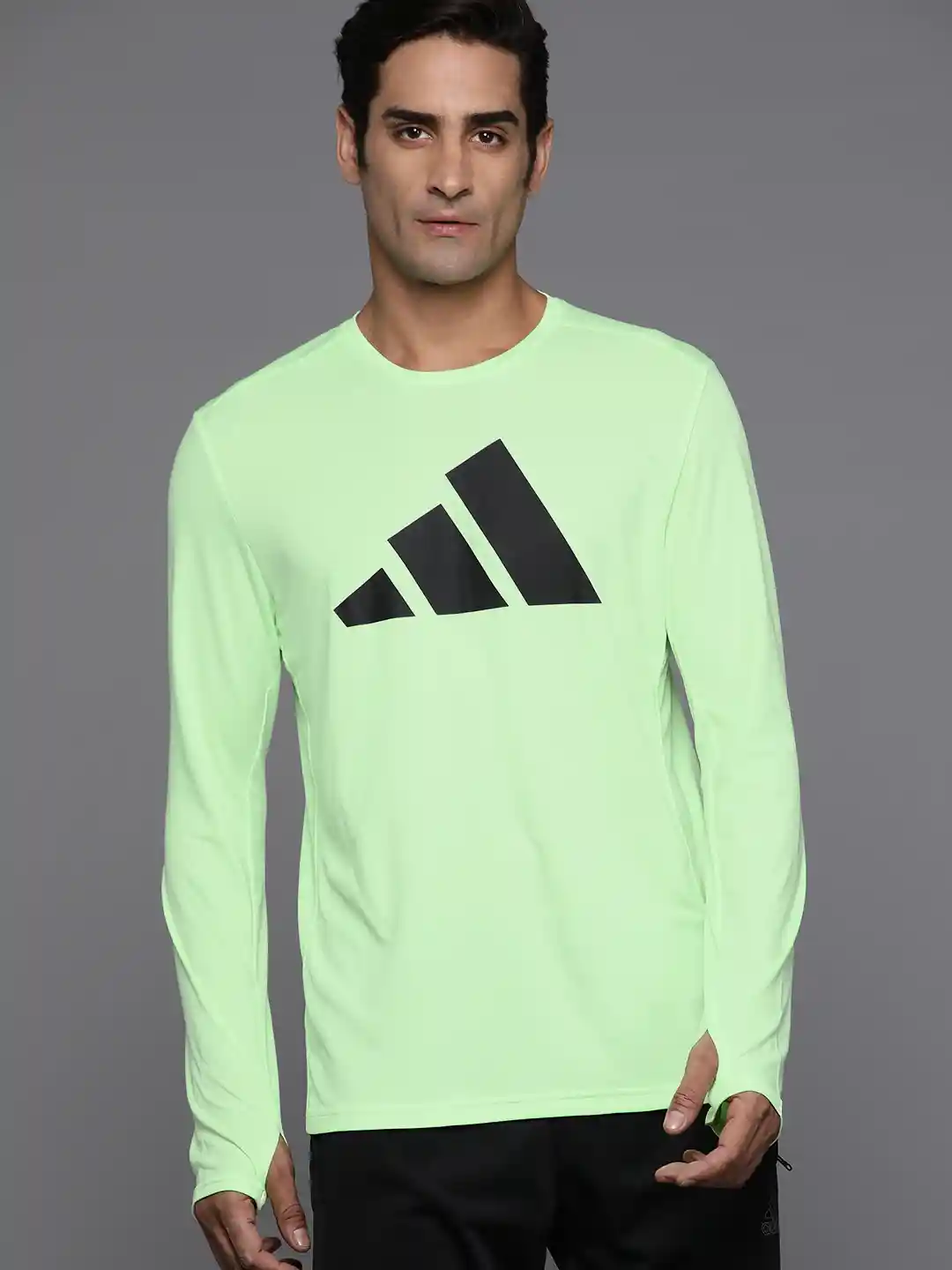 ADIDAS Printed Run It Long Sleeve T-shirt