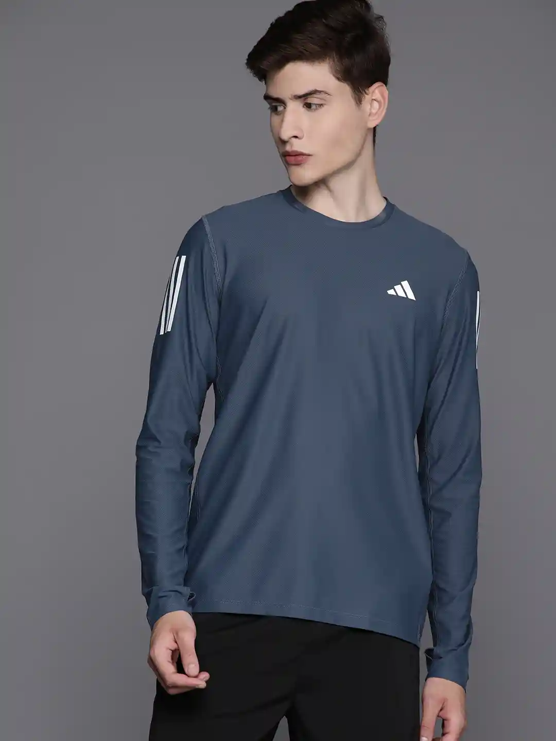 Buy ADIDAS Men Own The Run Long Sleeves T-shirt Tshirts for Men