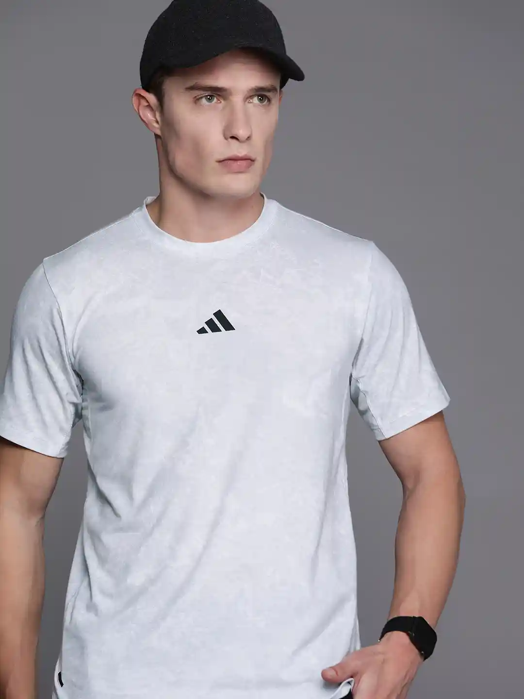 ADIDAS Slim Fit Power Workout T-shirt