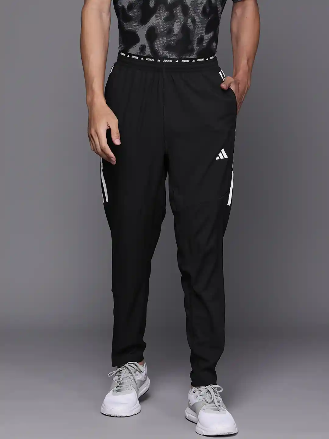Buy ADIDAS Men Own The Run 3-Striped Track Pants Track Pants for