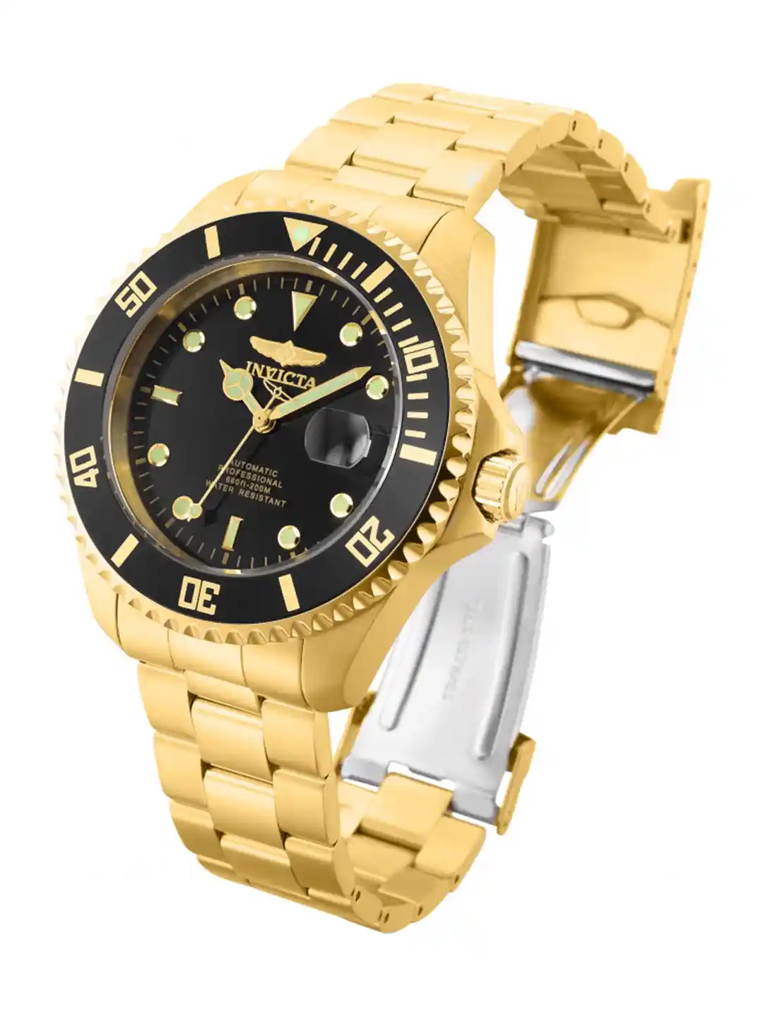 Buy Invicta Pro Diver Men Gold-Plated Stainless Steel Automatic