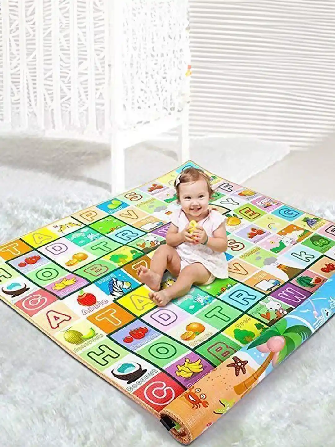 OPINA Kids Reversible Waterproof Playmat