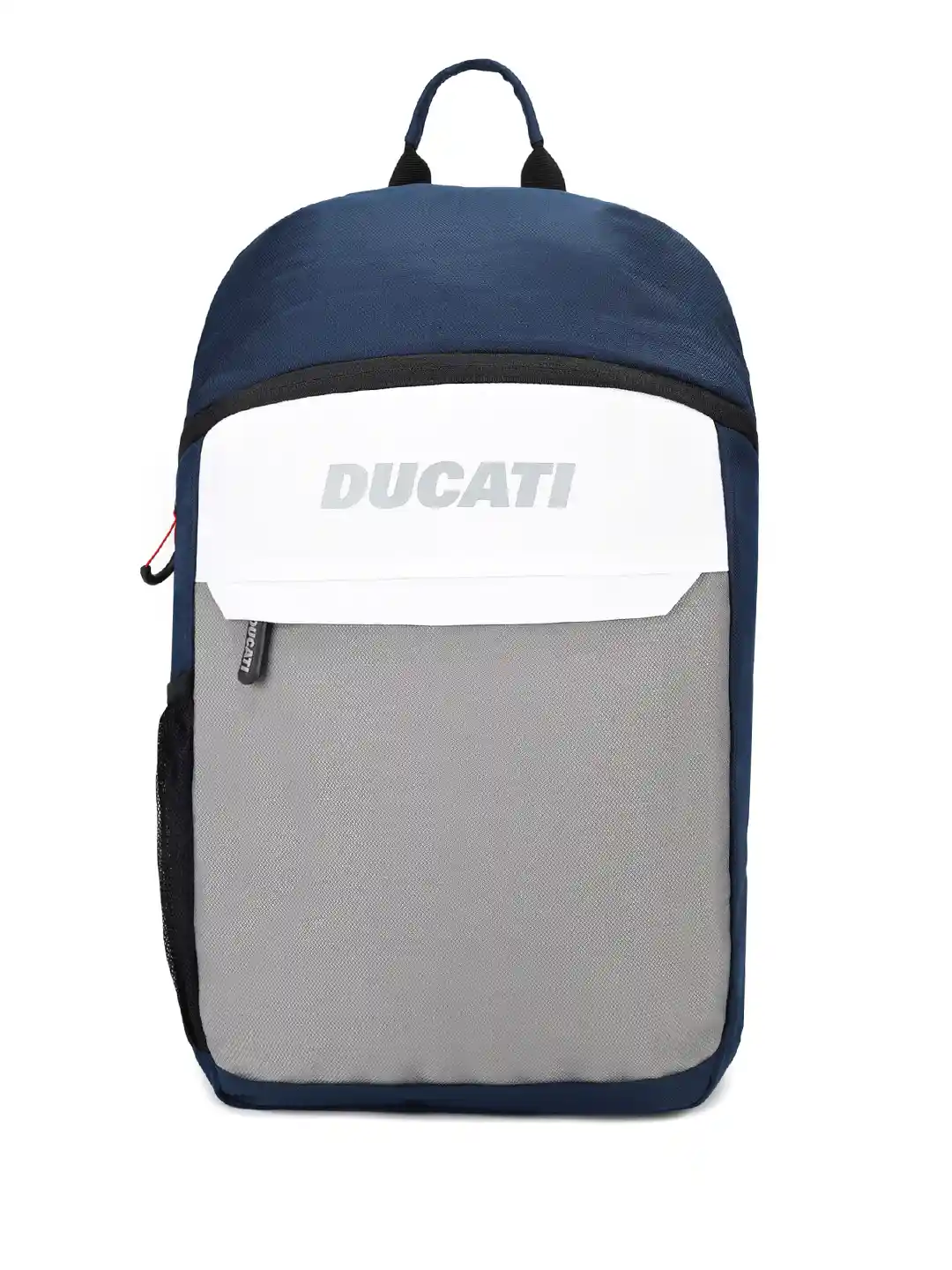 Buy Ducati Unisex Colourblocked Brand Logo Printed Backpack
