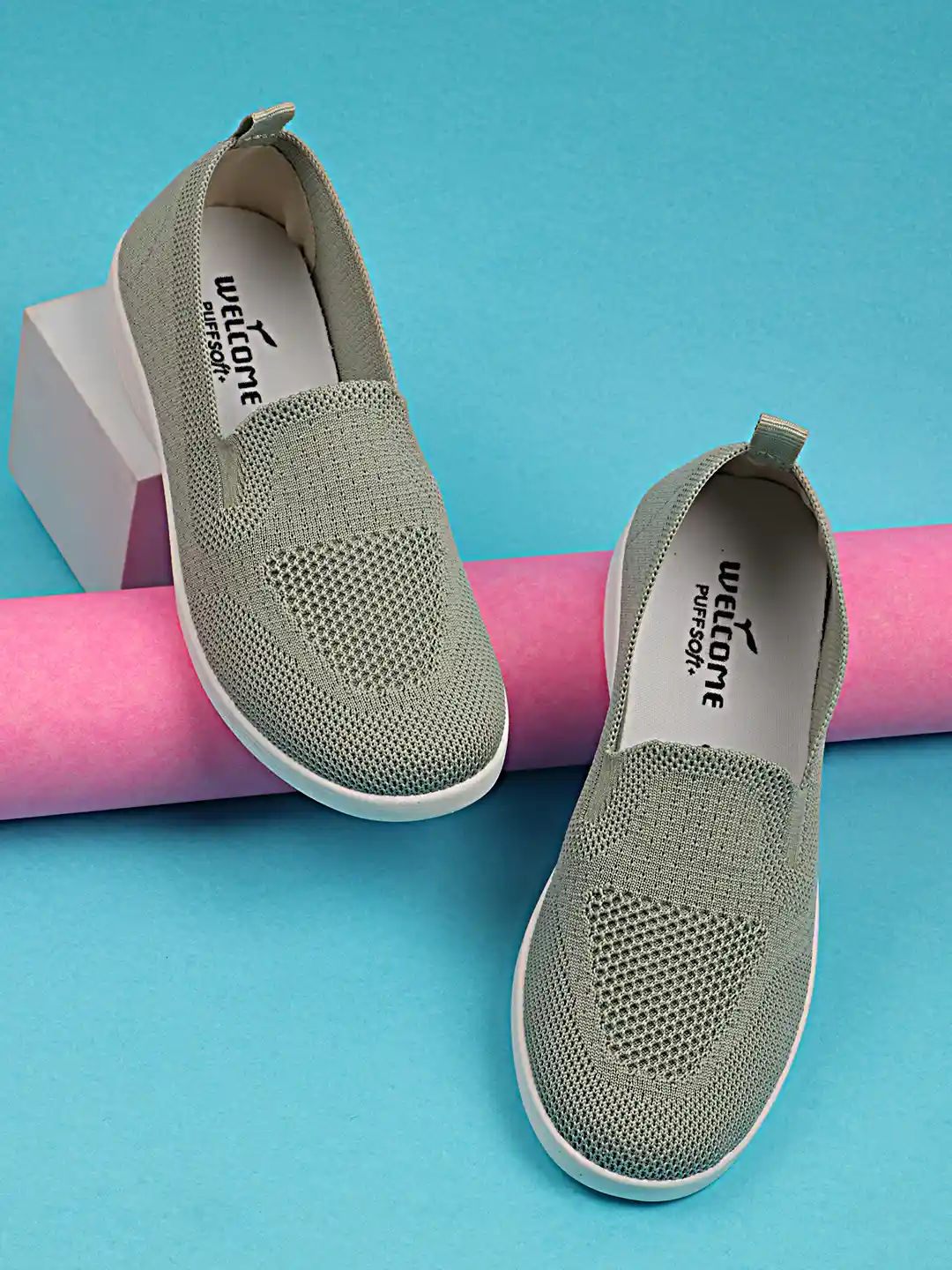 WELCOME Women Lightweight Comfortable Durable Anti-Skid Slip-On Running  Shoe