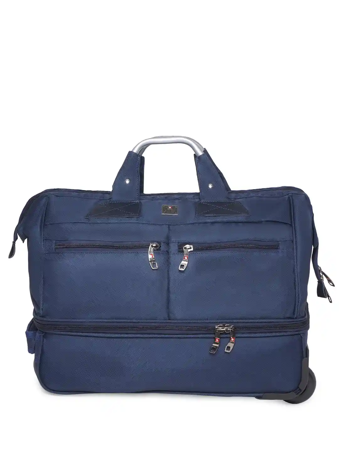 Buy SWISS MILITARY Double Decker Duffle Trolley cum Overnighter