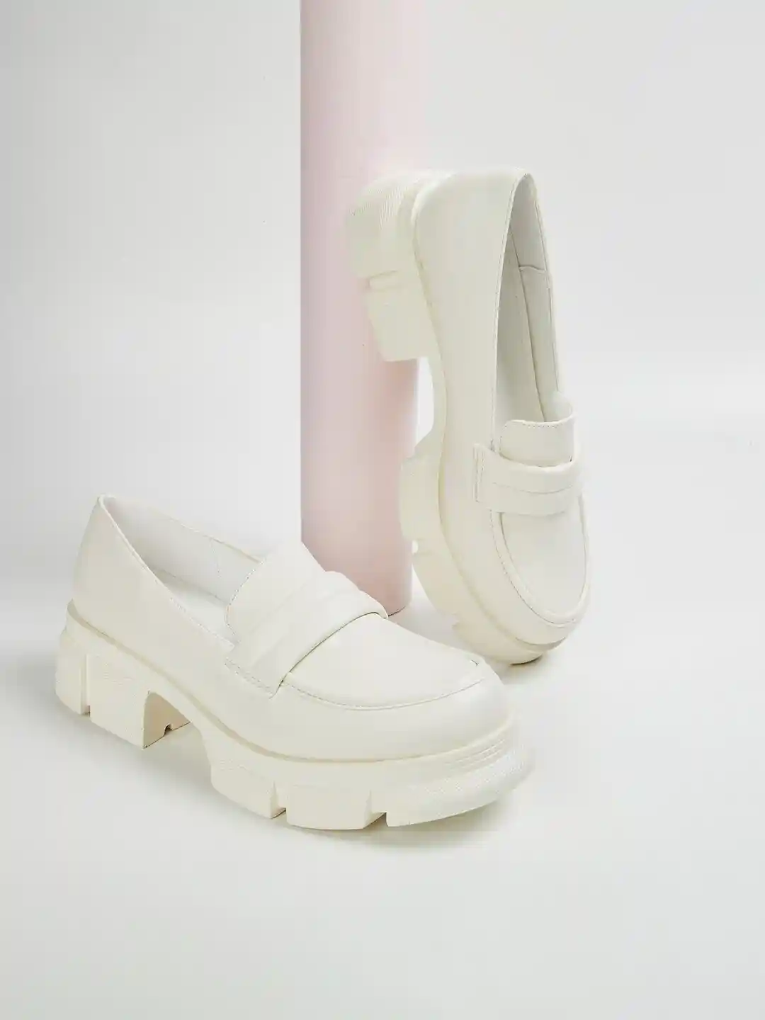 Buy Ginger by Lifestyle Women Platform Heeled Penny Loafers