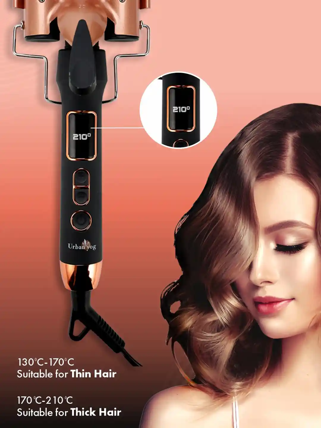 Urban Yog C Iron Curling Iron Buy URBANYOG Barrel Hair Curler