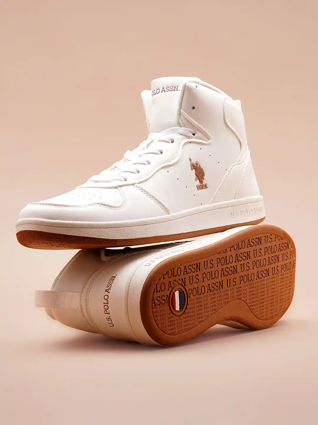 Buy Polo Men Rowan Retro Court Mid Top Sneakers