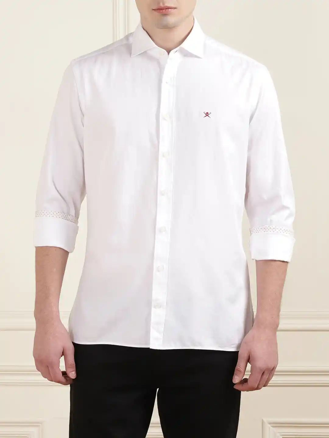 Buy HACKETT LONDON Spread Collar Cotton Casual Shirt Shirts for