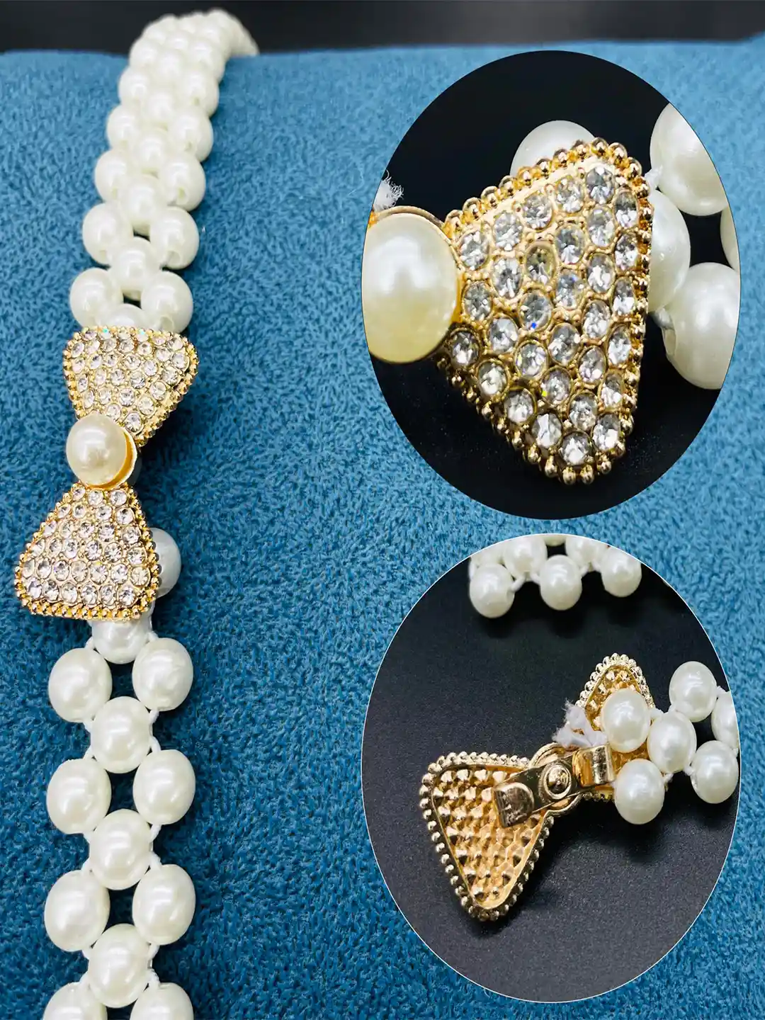 Buy SYGA Women Pearl Beaded Embellished Belt Belts for Women