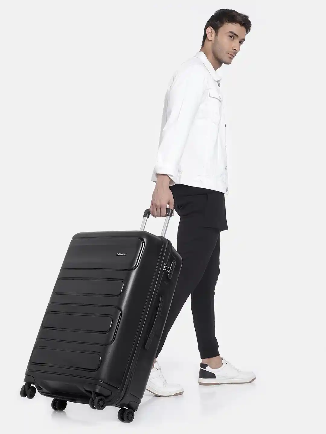 Buy Police Novex Large Trolley Suitcase Trolley Bag for Unisex