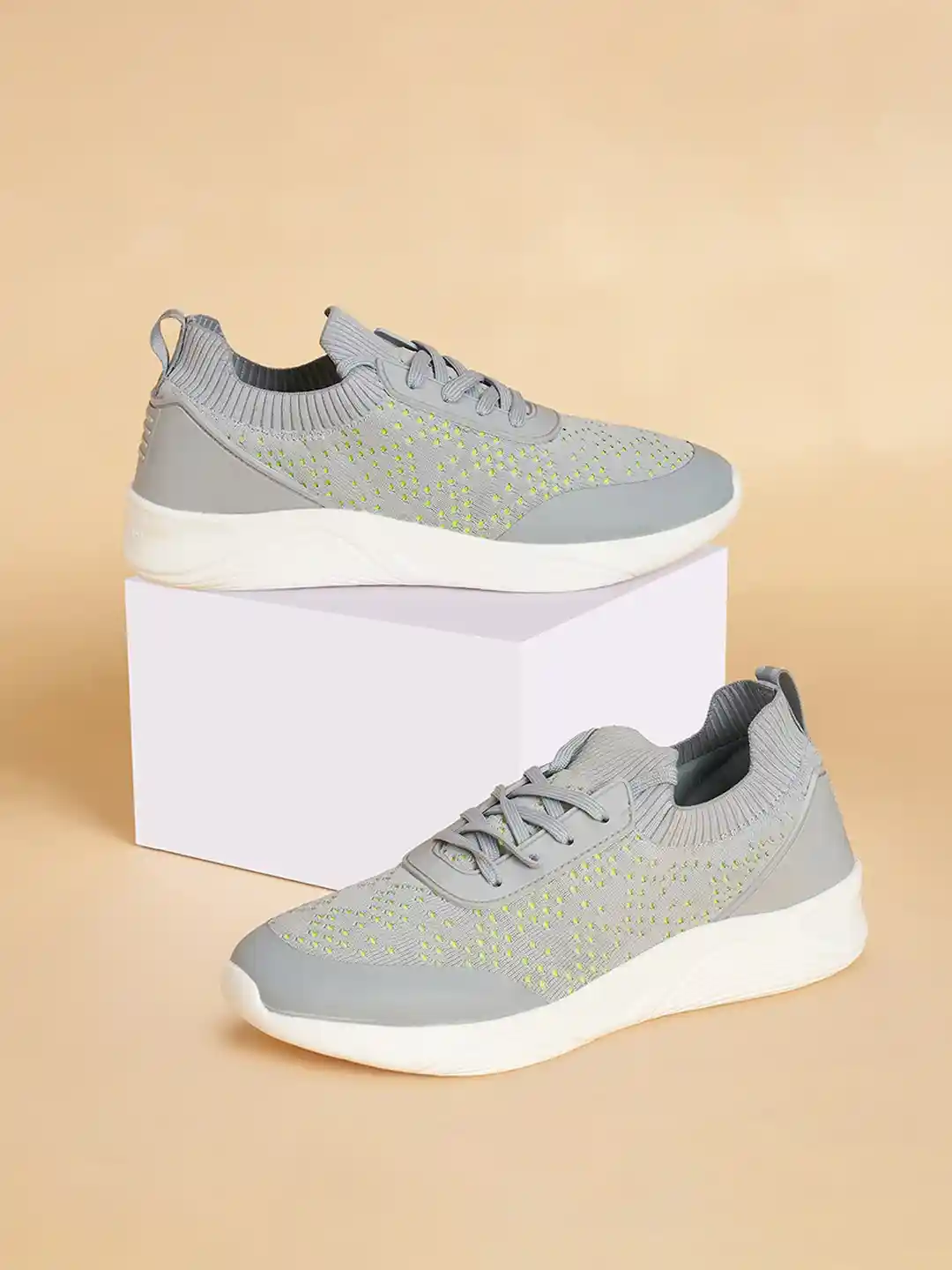 Ajile by Pantaloons Men Textured Running Shoes - Main Image