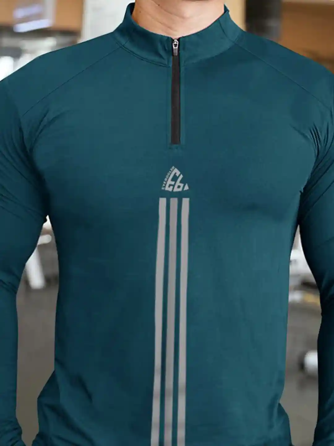 Buy Eyebogler High Neck Slim Fit T-shirt Tshirts for Men - Main Image