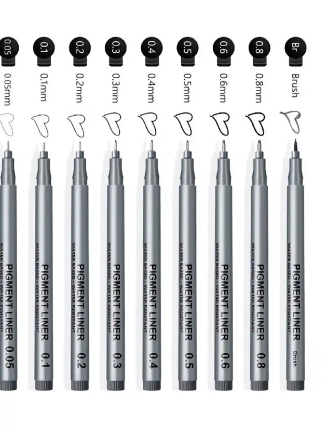 Buy FEELHIGH Set Of Micro-Pen Fineliner Ink Pens Stationery
