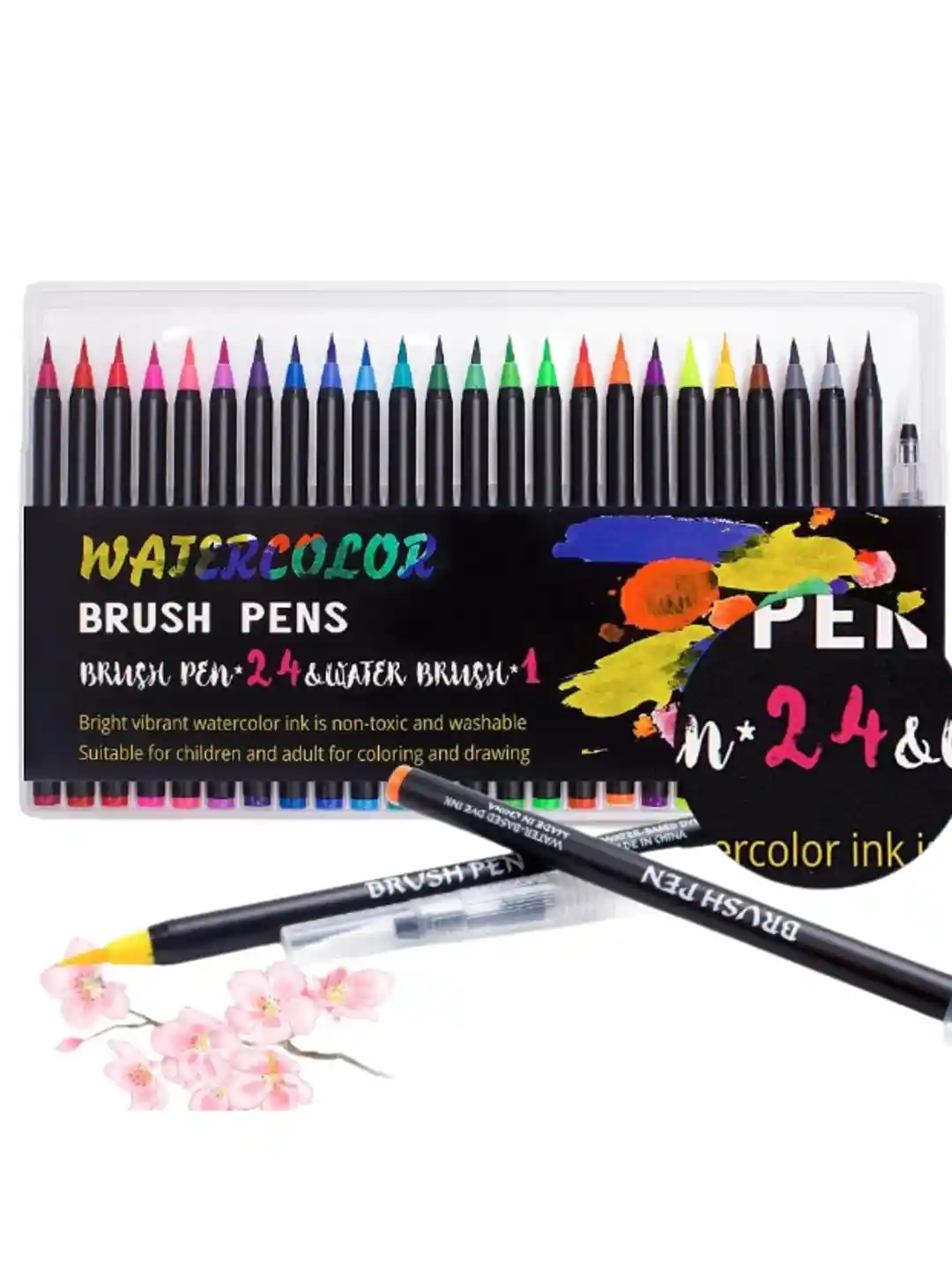 Ink Pens That Work With Watercolor Marabu Aqua Pen Graphix