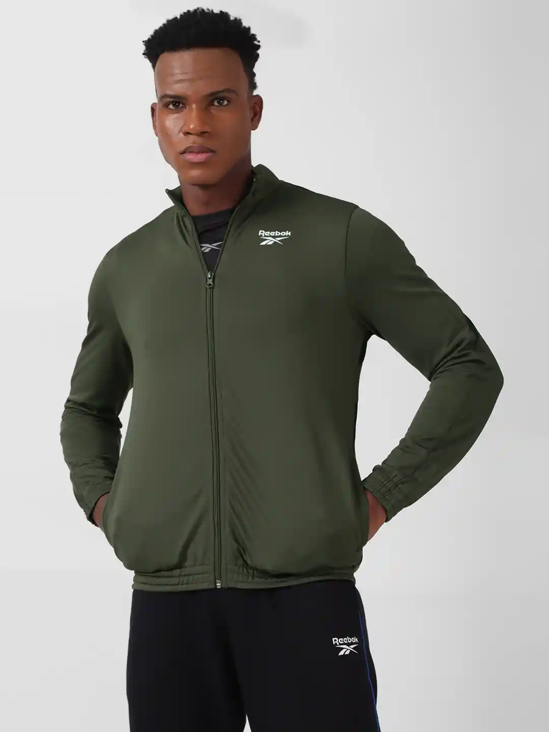 Buy Reebok Unisex Ri Vector Knit Zip-Up Sporty Jackets - Jackets