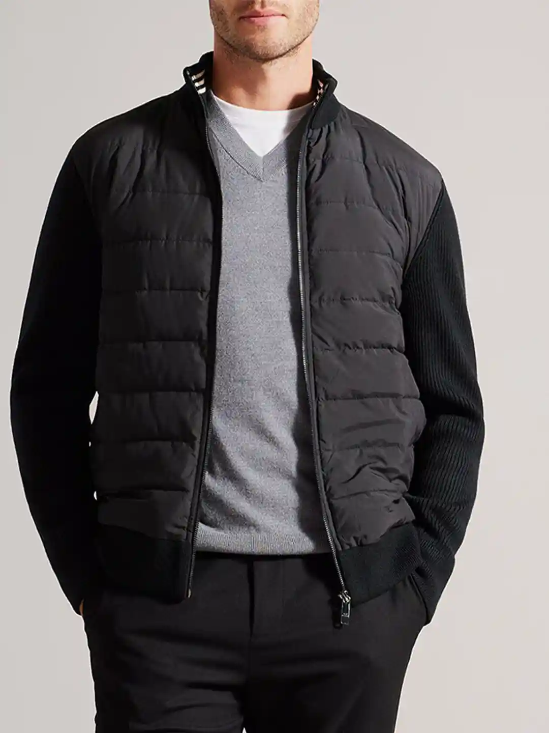 Buy Ted Baker Spread Collar Qulited Jacket Jackets for Men