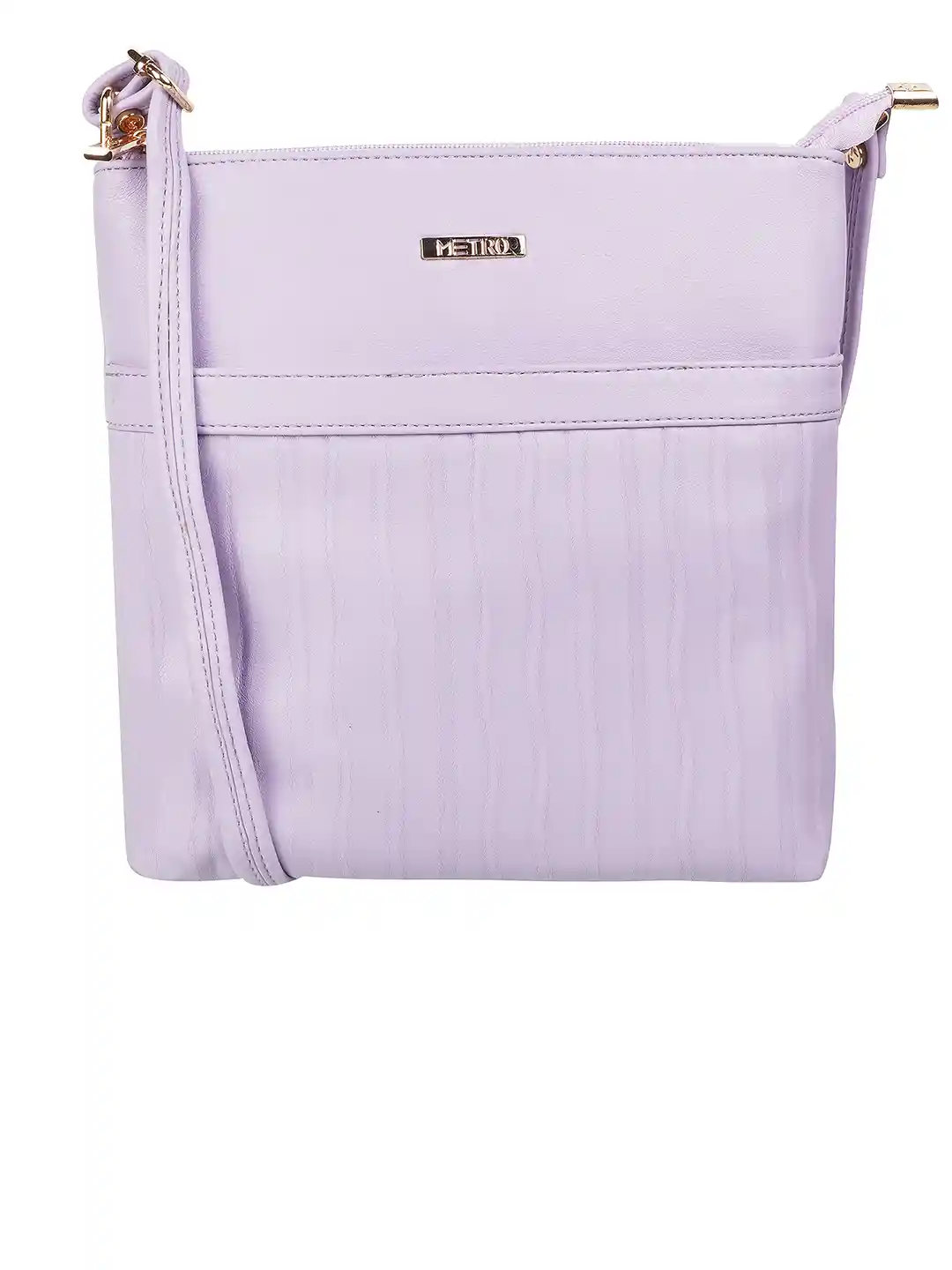 Buy Metro Textured Zip Detail PU Shoulder Bag Handbags for Women