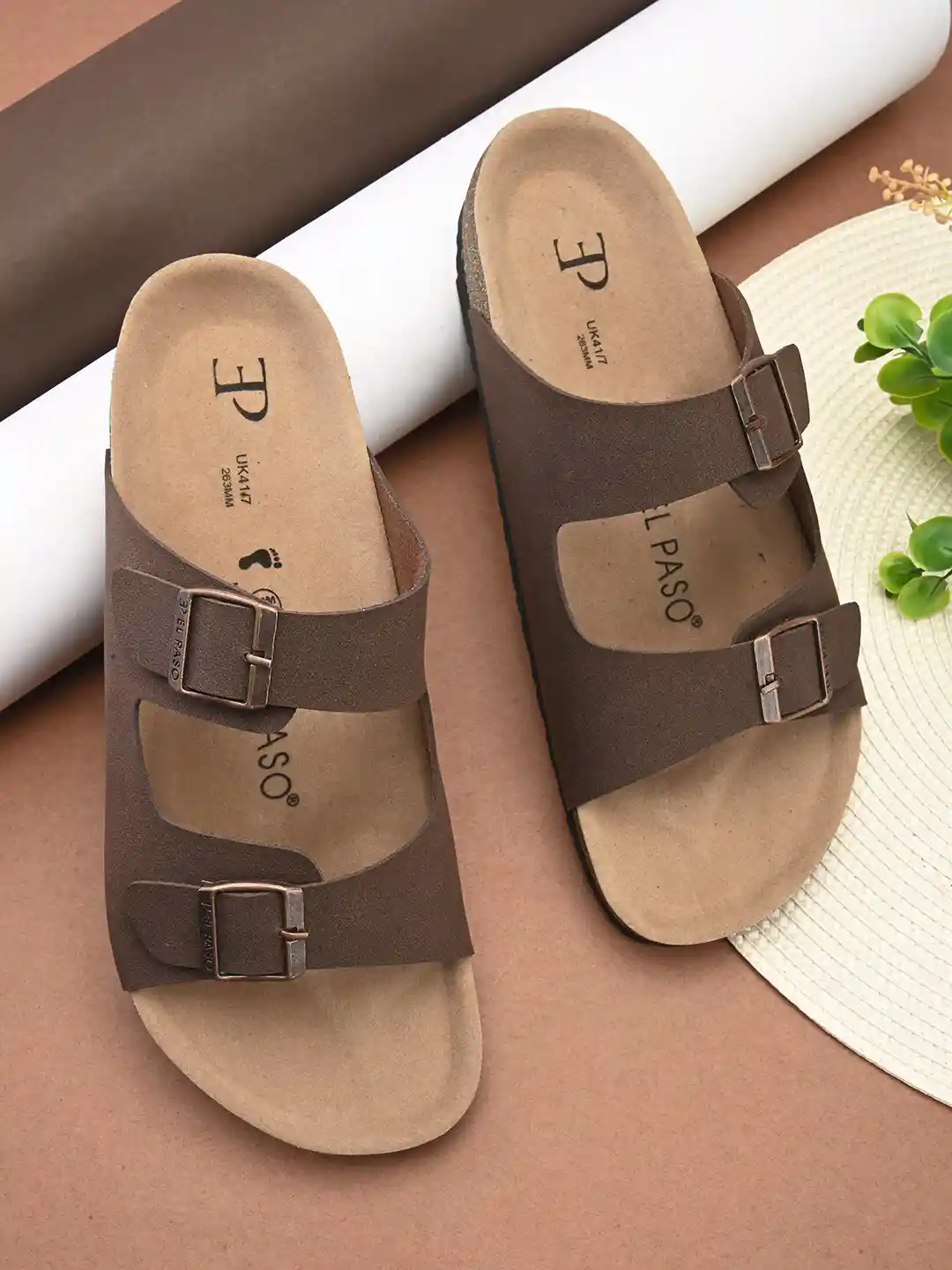 Designer Sandals Matches Fashion Sandals Men Brown Open Toe Multi