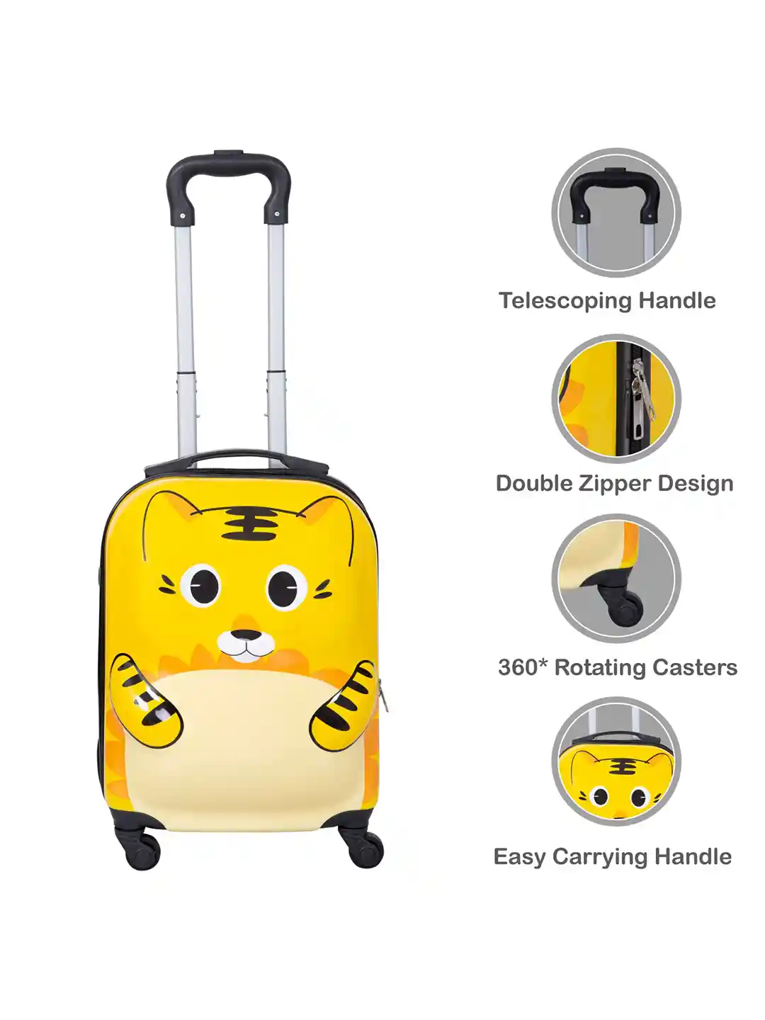 Cabin Suitcase Trolly Bag For Baby Boy Zoo Rabbit – Nasher Miles