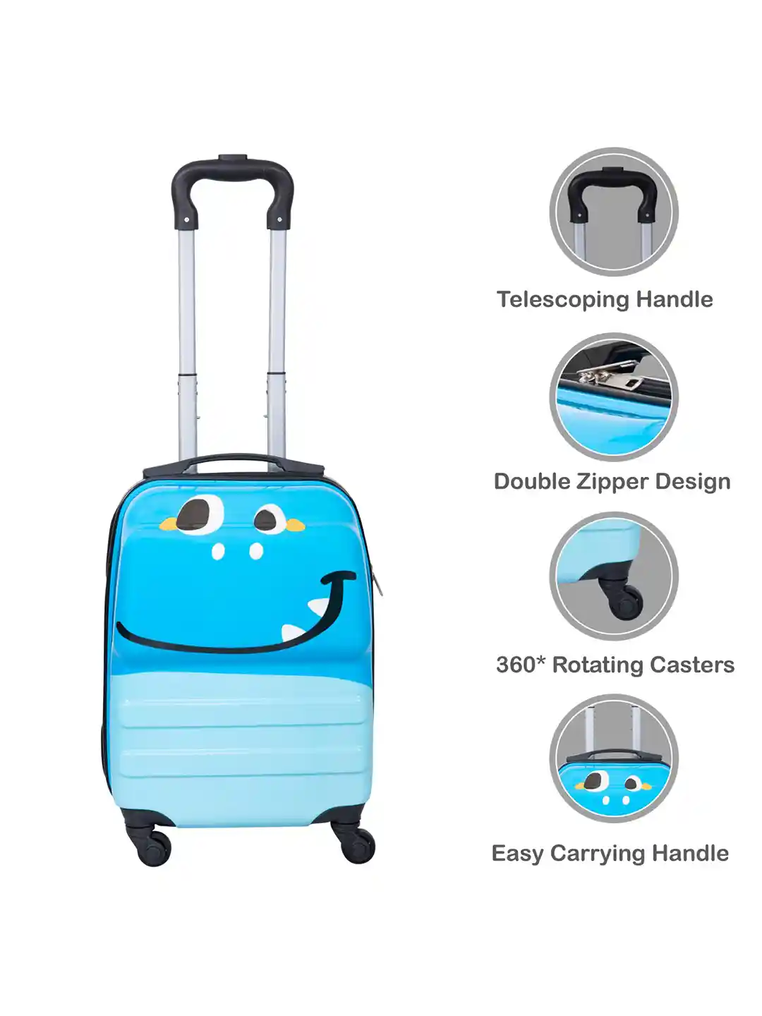 Polo Class Dolphin Kids Hard-Sided Trolley Suitcase 28 L